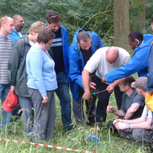 Une activité team building nature