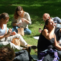 Pause déjeuner bien méritée!